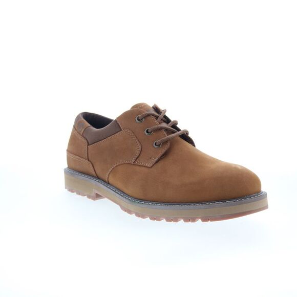 Dunham Mens Byrne Plain Toe Oxford Brown Shoes (NWT) main image 6